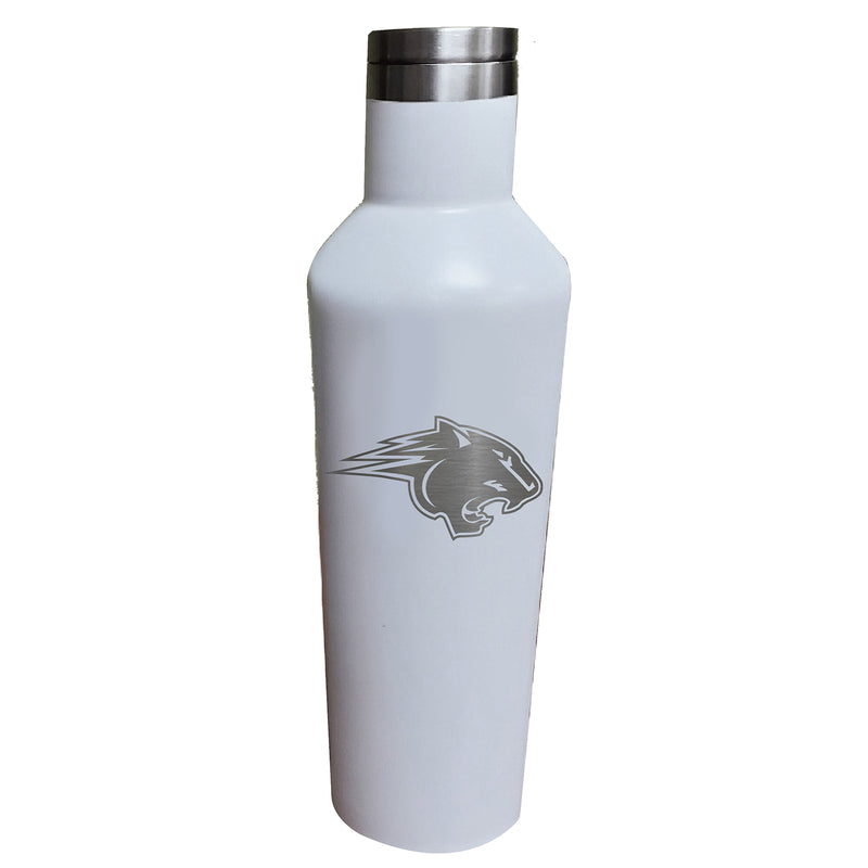 17oz White Etched Infinity Bottle | Clark Atlanta University Panthers
