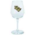 12.75oz Logo Girl Wine Glass Central FL Central Florida Golden Knights, CNF, COL, Holiday_category_All, OldProduct 888966682665 $12.5