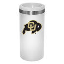 12oz White Slim Can Holder | Colorado Buffaloes