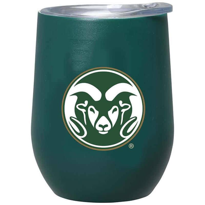 12oz Matte Stainless Steel Stemless Tumbler | Colorado St COL, Colorado State Rams, COS, CurrentProduct, Drinkware_category_All 888966600461 $32.99
