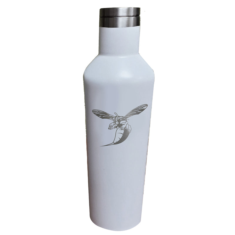 17oz White Etched Infinity Bottle | Delaware State Hornets