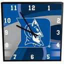 12 Inch Square Carbon Fiber Clock | Duke University COL, DUK, Duke Blue Devils, OldProduct 687746141046 $25
