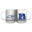 15OZ MUG WHT SOM DUKE UNIV COL, DUK, Duke Blue Devils, OldProduct 888966404595 $14