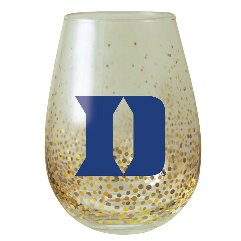 15 oz Glitr Stmless Wn Gls DUKE U COL, DUK, Duke Blue Devils, OldProduct 888966958593 $14