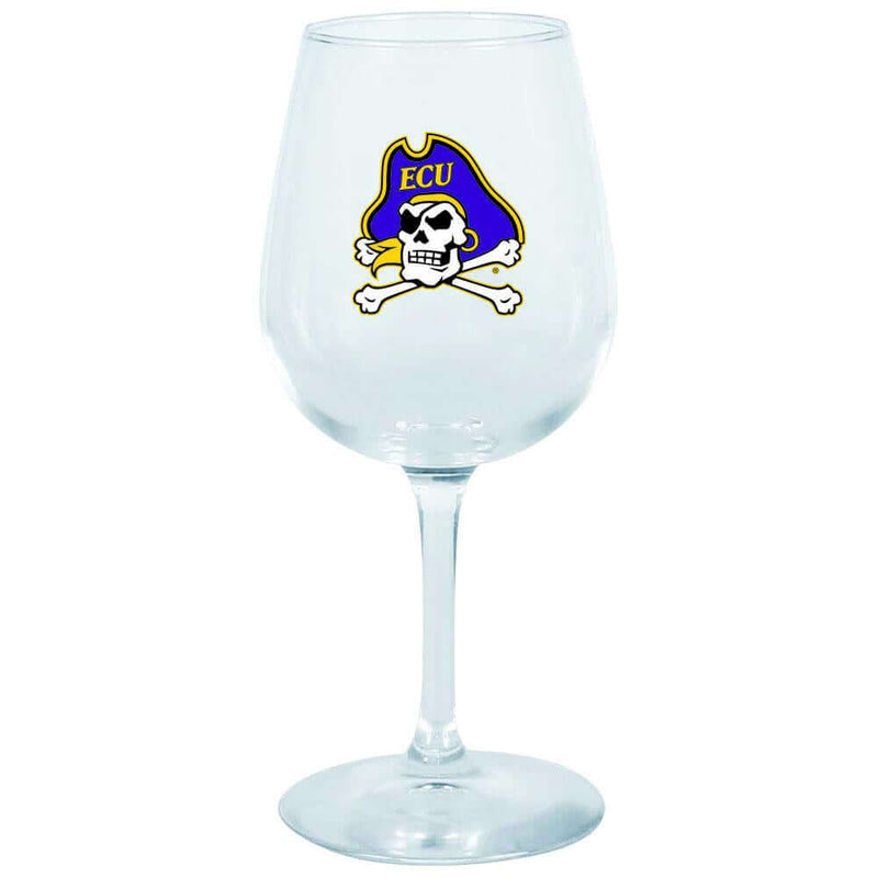12.75oz Decal Wine Glass | East Carolina University COL, East Carolina Pirates, ECU, Holiday_category_All, OldProduct 888966684119 $12