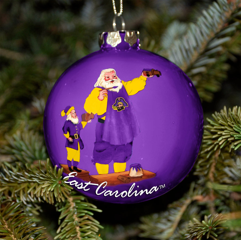Hand Painted Glass Ornament - East Carolina University
COL, East Carolina Pirates, ECU, OldProduct
The Memory Company