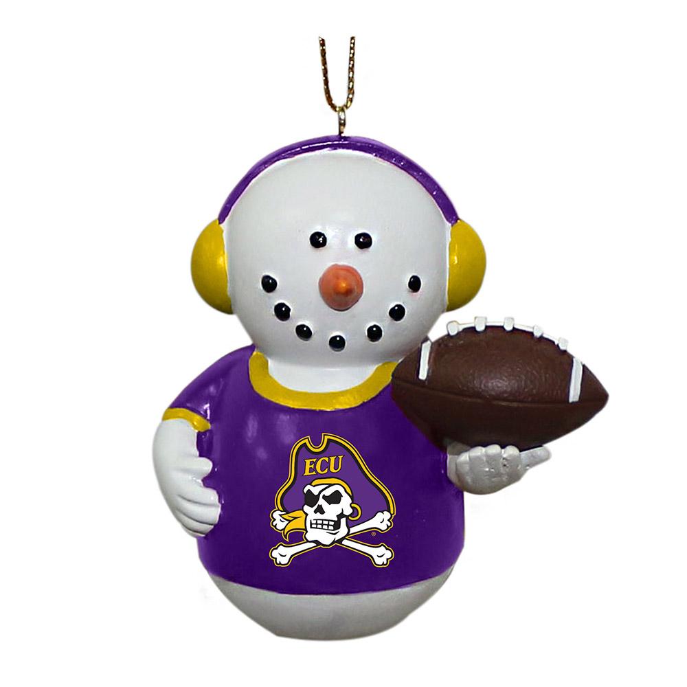 Snowman W/ Earmuff Ornament Eastern Carolina
COL, East Carolina Pirates, ECU, OldProduct
The Memory Company