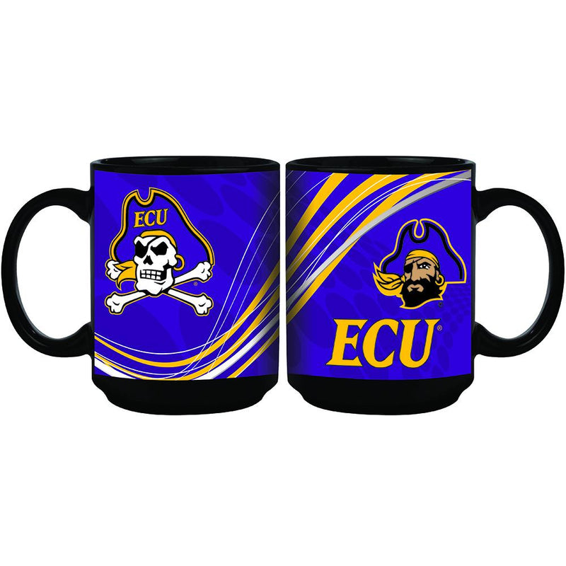 15oz Dynamic Style Mug | East Carolina COL, CurrentProduct, Drinkware_category_All, East Carolina Pirates, ECU 888966592148 $12