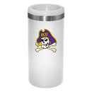 12oz White Slim Can Holder | East Carolina Pirates