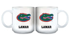 11oz White Personalized Ceramic Mug - Florida COL, CurrentProduct, Custom Drinkware, Drinkware_category_All, FL, Florida Gators, Gift Ideas, Personalization, Personalized_Personalized 194207464908 $20.11