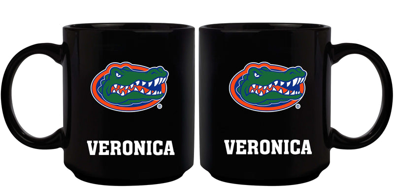 11oz Black Personalized Ceramic Mug - Florida COL, CurrentProduct, Custom Drinkware, Drinkware_category_All, FL, Florida Gators, Gift Ideas, Personalization, Personalized_Personalized 194207389225 $20.11