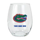 15oz Personalized Stemless Glass | Florida Gators