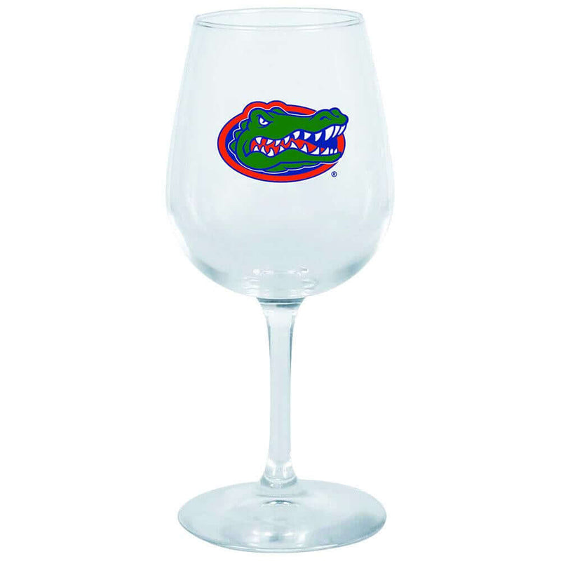 12.75oz Logo Girl Wine Glass FL COL, FL, Florida Gators, Holiday_category_All, OldProduct 888966684386 $12.5