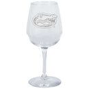 12.75oz Stemmed Wine Glass | Florida Gators COL, CurrentProduct, Drinkware_category_All, FL, Florida Gators  $13.99