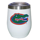 12oz White Stainless Steel Stemless Tumbler | Florida Gators COL, CurrentProduct, Drinkware_category_All, FL, Florida Gators 194207624500 $27.49