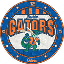 12 Inch Art Glass Clock | Florida University COL, CurrentProduct, FL, Florida Gators, Home & Office_category_All 687746445465 $38.49