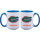 15oz Inner Color Personalized Ceramic Mug | Florida Gators 2790PER, COL, CurrentProduct, Drinkware_category_All, FL, Florida Gators, Personalized_Personalized  $27.99