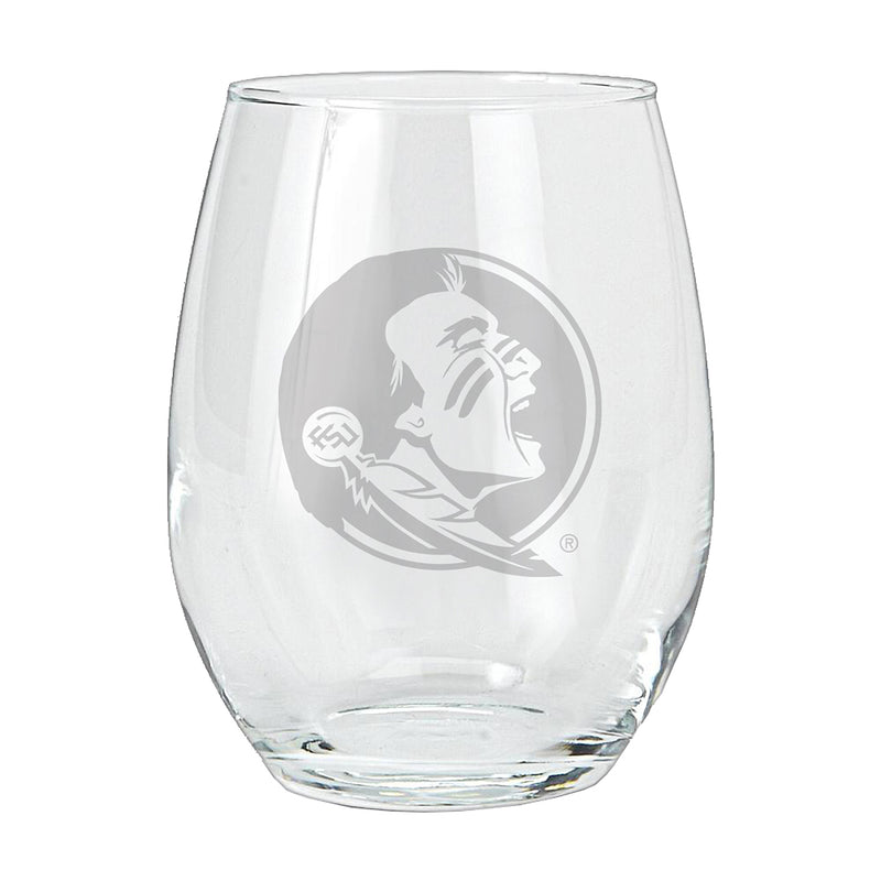 15oz Etched Stemless Tumbler | Florida State Seminoles COL, CurrentProduct, Drinkware_category_All, Florida State Seminoles, FSU 194207264775 $12.49