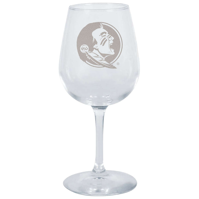 12.75oz Stemmed Wine Glass | Florida State Seminoles COL, CurrentProduct, Drinkware_category_All, Florida State Seminoles, FSU  $13.99
