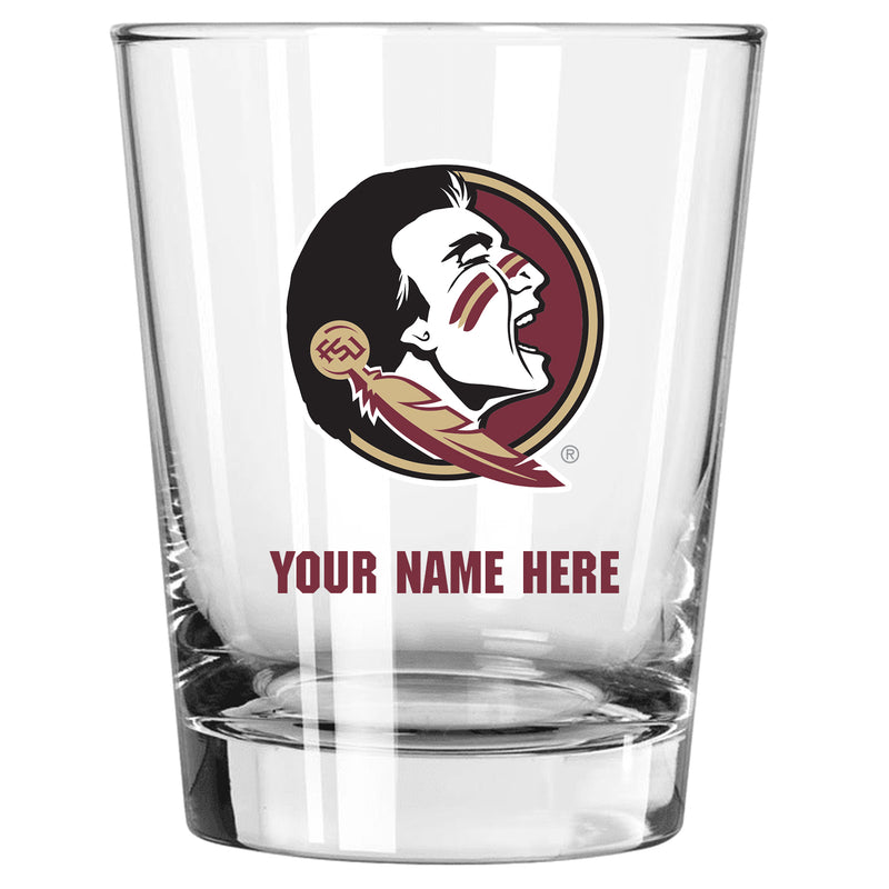 15oz Personalized Stemless Glass | Florida State Seminoles