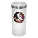 12oz White Slim Can Holder | Florida State Seminoles