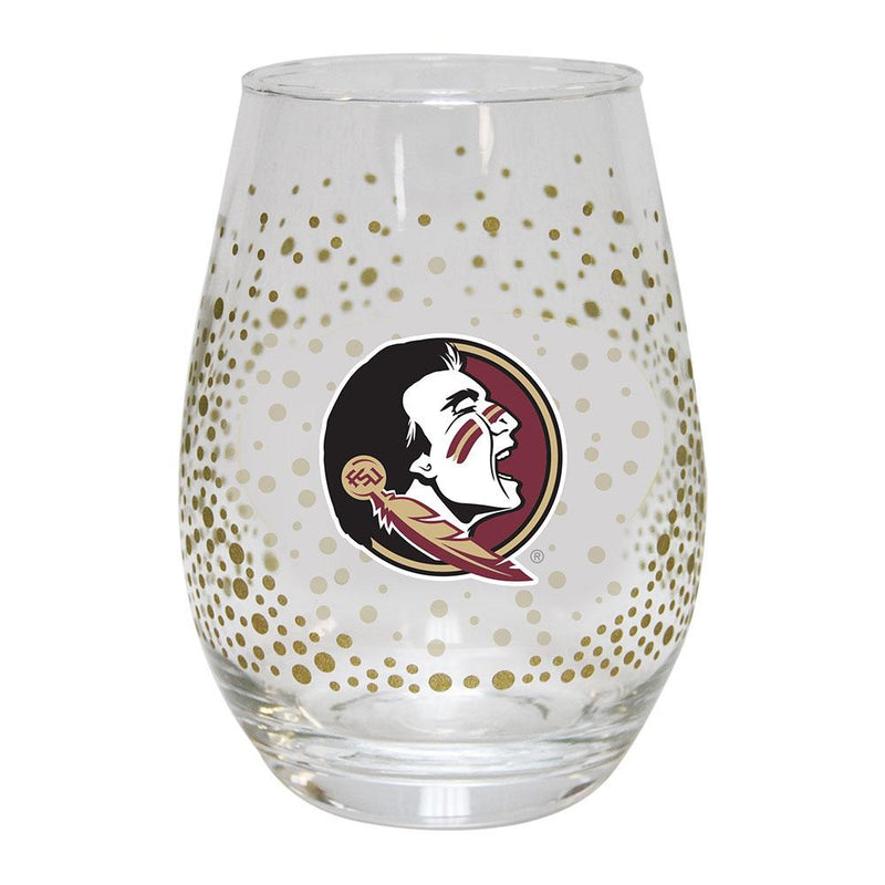 15 oz Glitr Stmless Wn Gls FLORIDA ST COL, Florida State Seminoles, FSU, OldProduct 888966958678 $14