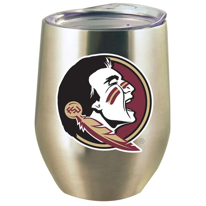 12oz Stainless Steel Stemless Tumbler w/Lid | Florida State University COL, CurrentProduct, Drinkware_category_All, Florida State Seminoles, FSU 888966961364 $15.76