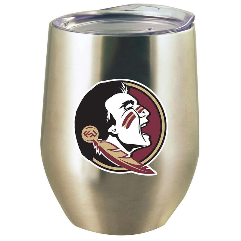12oz Stainless Steel Stemless Tumbler w/Lid | Florida State University COL, CurrentProduct, Drinkware_category_All, Florida State Seminoles, FSU 888966599154 $21.99