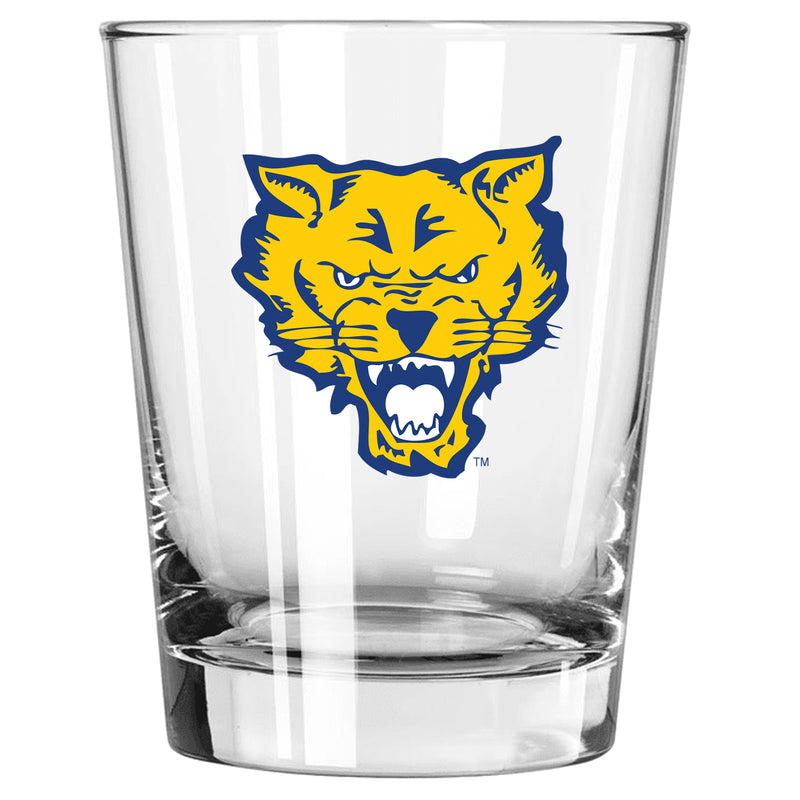 15oz Double Old Fashion Glass | Fort Valley State Wildcats COL, CurrentProduct, Drinkware_category_All, Fort Valley State Wildcats, FVS  $13.49