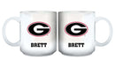 11oz White Personalized Ceramic Mug - Georgia COL, CurrentProduct, Custom Drinkware, Drinkware_category_All, GA, Georgia Bulldogs, Gift Ideas, Personalization, Personalized_Personalized 194207464922 $20.11