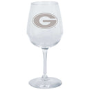 12.75oz Stemmed Wine Glass | Georgia Bulldogs COL, CurrentProduct, Drinkware_category_All, GA, Georgia Bulldogs  $13.99