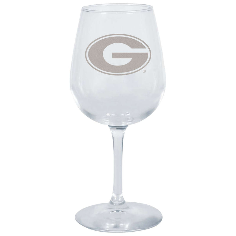 12.75oz Stemmed Wine Glass | Georgia Bulldogs COL, CurrentProduct, Drinkware_category_All, GA, Georgia Bulldogs  $13.99
