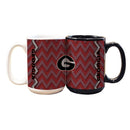 15oz Chevron Design Black Mug | Georgia COL, GA, Georgia Bulldogs, OldProduct 687746113128 $13