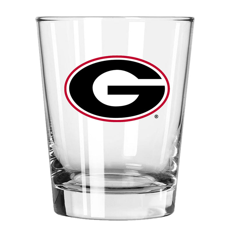 15oz Glass Tumbler UNIV OF GEORGIA COL, CurrentProduct, Drinkware_category_All, GA, Georgia Bulldogs 888966938465 $11