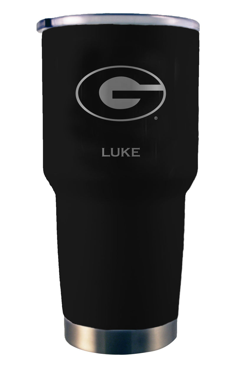 College 30oz Black Personalized Stainless-Steel Tumbler - Georgia
COL, CurrentProduct, Drinkware_category_All, GA, Georgia Bulldogs, Personalized_Personalized
The Memory Company