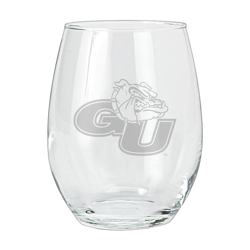 15oz Etched Stemless Tumbler | Gonzaga University Bulldogs COL, CurrentProduct, Drinkware_category_All, GON, Gonzaga University Bulldogs 194207264799 $12.49