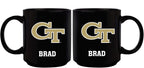 11oz Black Personalized Ceramic Mug - Georgia Tech COL, CurrentProduct, Custom Drinkware, Drinkware_category_All, Georgia Tech Yellow Jackets, Gift Ideas, GT, Personalization, Personalized_Personalized 194207389126 $20.11