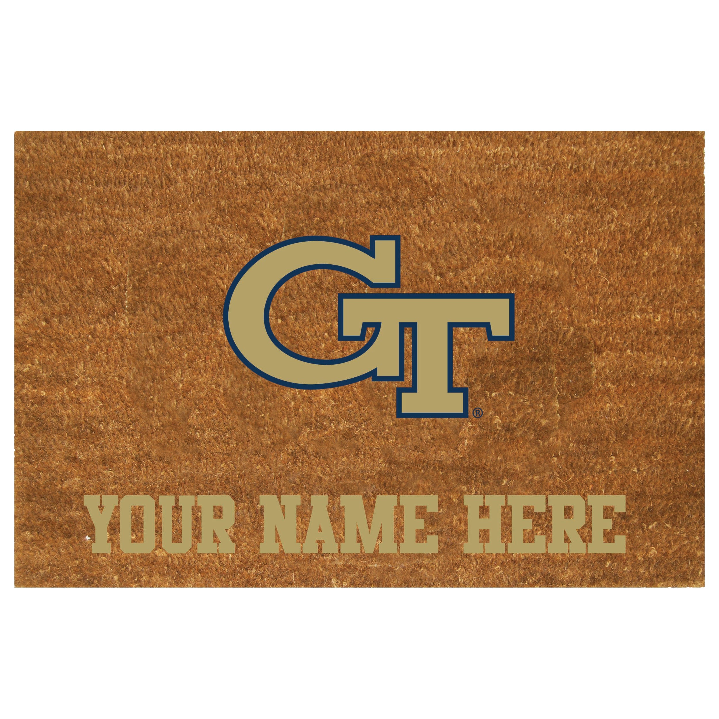 Personalized Doormat | Georgia Tech Yellow Jackets