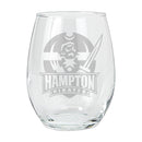15oz Etched Stemless Tumbler | Hampton Pirates COL, CurrentProduct, Drinkware_category_All, HAM, Hampton Pirates  $12.49