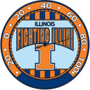 Art Glass Thermometer - Illinois University
COL, ILL, Illinois Fighting Illini, OldProduct
The Memory Company
