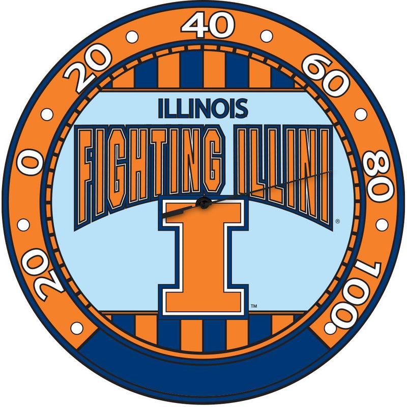 Art Glass Thermometer - Illinois University
COL, ILL, Illinois Fighting Illini, OldProduct
The Memory Company
