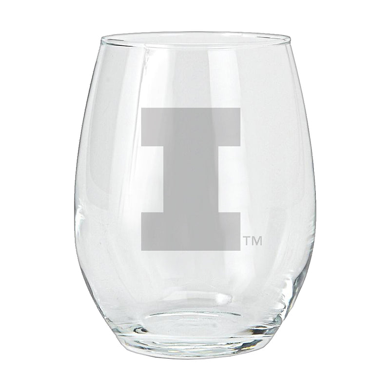 15oz Etched Stemless Tumbler | Illinois Fighting Illini COL, CurrentProduct, Drinkware_category_All, ILL, Illinois Fighting Illini 194207264829 $12.49