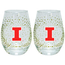 2 Pack Glitter Stemless Wine Tumbler | Illinois Fighting Illini
COL, ILL, Illinois Fighting Illini, OldProduct
The Memory Company