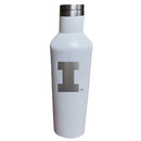 17oz White Etched Infinity Bottle | Illinois Fighting Illini
