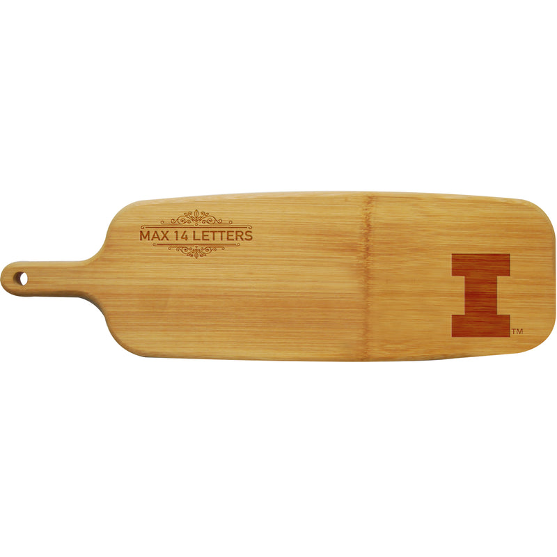 Personalized Bamboo Paddle Cutting & Serving Board | Illinois Fighting Illini
COL, CurrentProduct, Home&Office_category_All, Home&Office_category_Kitchen, ILL, Illinois Fighting Illini, Personalized_Personalized
The Memory Company