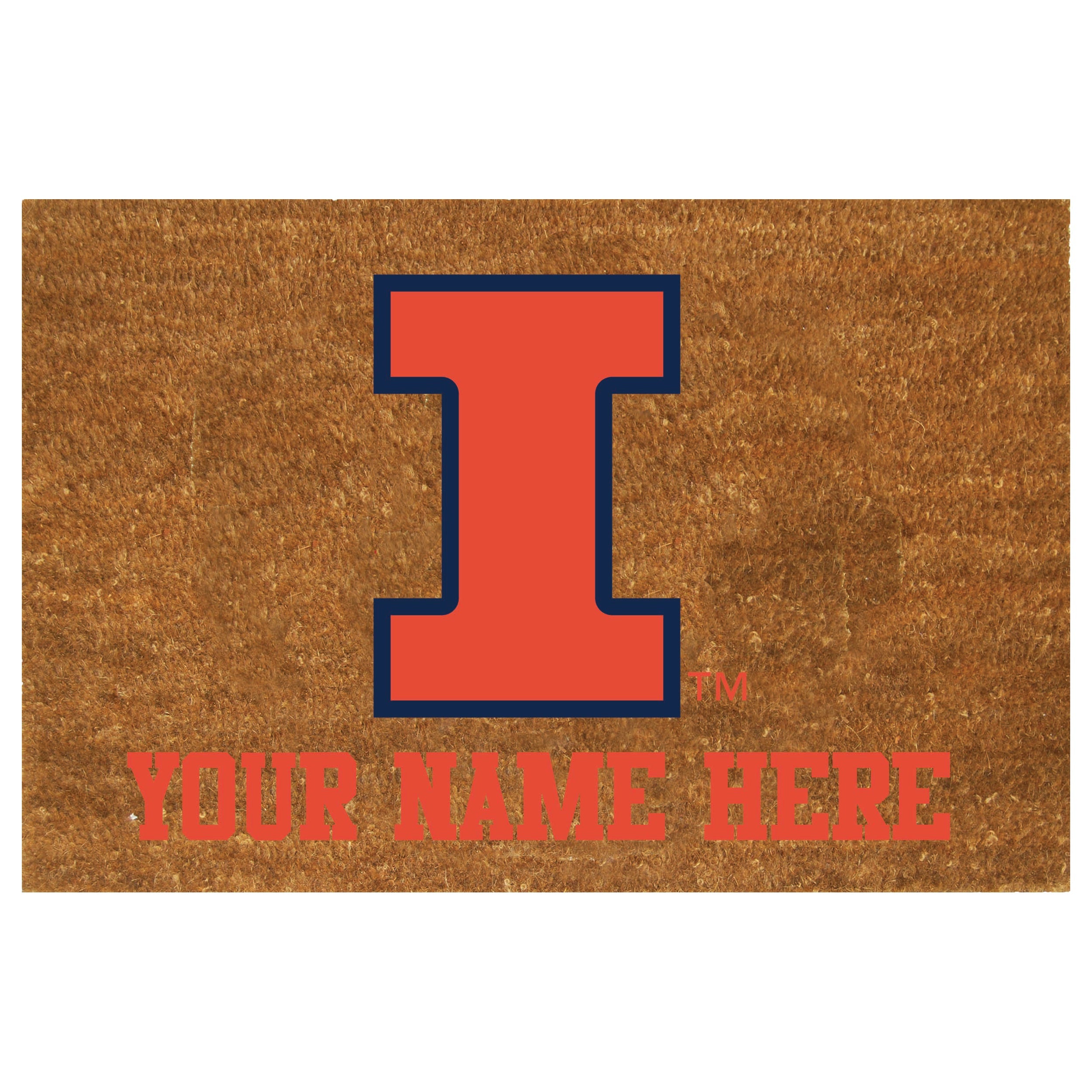Personalized Doormat | Illinois Fighting Illini