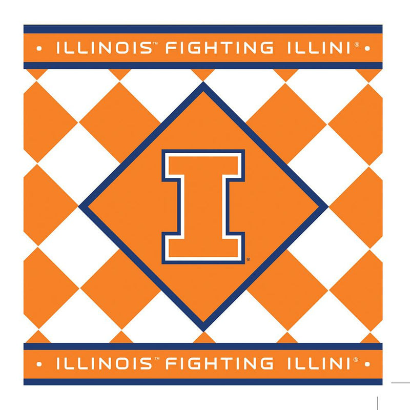 25pk Lunch Napkins | Illinois Fighting Illini
COL, ILL, Illinois Fighting Illini, OldProduct
The Memory Company