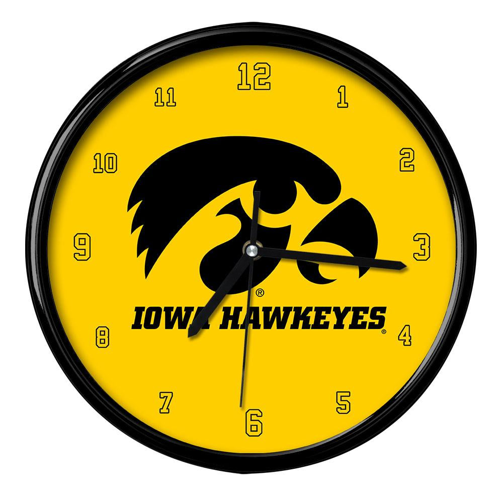 Black Rim Clock Basic | Iowa University at $23.99 only from The Memory ...