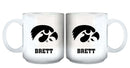 11oz White Personalized Ceramic Mug | Iowa University COL, CurrentProduct, Custom Drinkware, Drinkware_category_All, Gift Ideas, IOW, Iowa Hawkeyes, Personalization, Personalized_Personalized 194207464960 $20.11