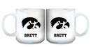 11oz White Personalized Ceramic Mug | Iowa University COL, CurrentProduct, Custom Drinkware, Drinkware_category_All, Gift Ideas, IOW, Iowa Hawkeyes, Personalization, Personalized_Personalized 194207464960 $20.11